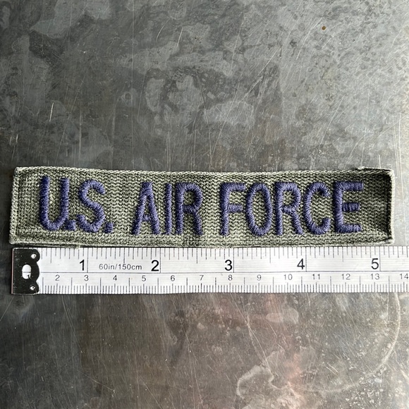 U.S. AIR FORCE embroidered tape patch - Vintage - Picture 8 of 10